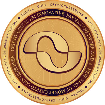 boundless-zkc cryptocurrency logos on abstract background. 3d illustrations.