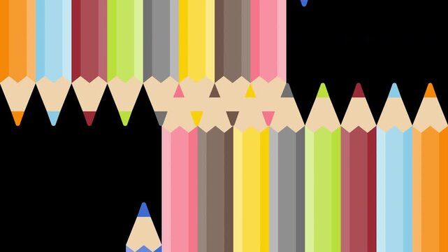 Colored Pencil Transition Animation