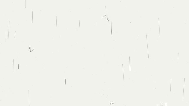 Old film scratches and dust grain flickering with vertical lines on white studio background for retro cinematic video overlay