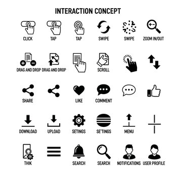 User Interface Icons: Interaction, Navigation, and Action Symbols for Web and Mobile Apps