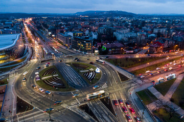 Fototapeta premium Grunwaldzkie Roundabout