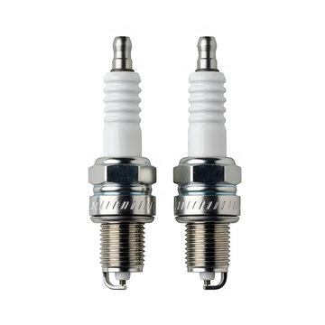 spark plug isolated on white