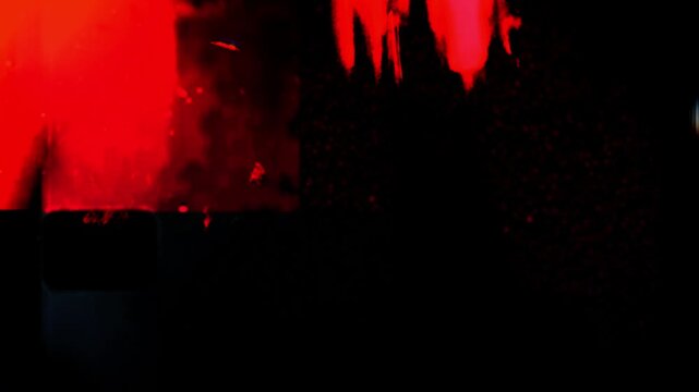 Horror Film Creepy Old Movie Effect with Scratches