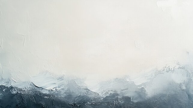 Abstract Mountain Landscape Painting.