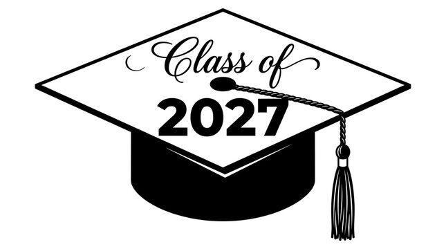Graduation cap for class of 2027 celebration