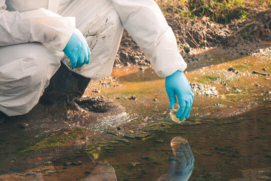 Chemical analysis of environmental water samples supporting conservation.