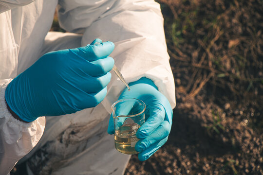 Laboratory investigation of water contamination using modern equipment for accurate environmental monitoring.