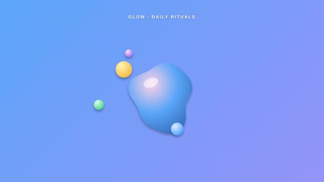 Playful Claymation Liquid Blob Character in Dynamic Motion. Abstract 3D Rendered Plasticine Slime Drop, Tactile Stop Motion Modeling Clay Concept.