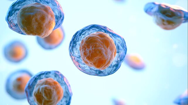 Cyclosporiasis Foodborne Illness Outbreak Concept Medical and scientific visualization of a cyclosporiasis outbreak caused by Cyclospora cayetanensis