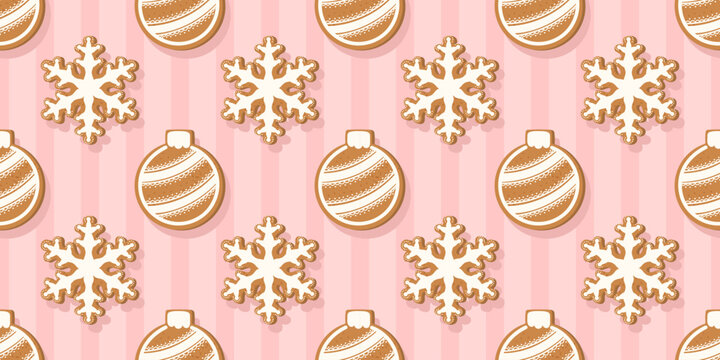 Snowman snowflake hohoho vector illustration with festive christmas background. Soft pink texture for cheerful bg cover. Design features seamless repeat pattern of holiday decor.