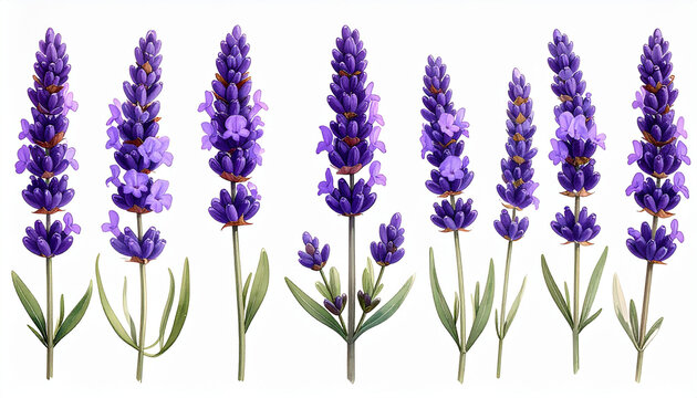 Lavender Flowers in Bloom for Natural Beauty and Aromatherapy