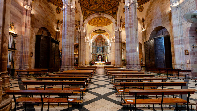 Interior of the Church of Santa Maria La Mayor in Andujar
