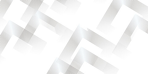 Obraz premium Vector White geometric line pattern. Diagonal stripe line background wave lines. Dynamic oblique fabric abstract white and gray geometric creative seamless textile design. Abstract stripe background.