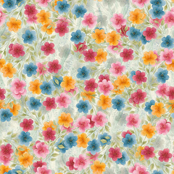 seamless pattern here and all over kurti