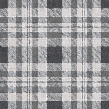 Grey and White Plaid Fabric Pattern