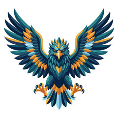 Naklejka premium Majestic Eagle Emblem
