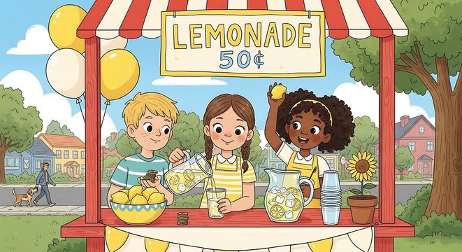 Lemonade Stand Kids.