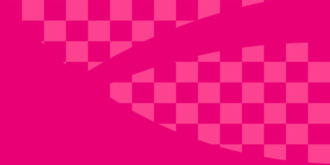 Abstract pink checkered background. Design for banner, greeting card, poster, cover, web, social media. © armani