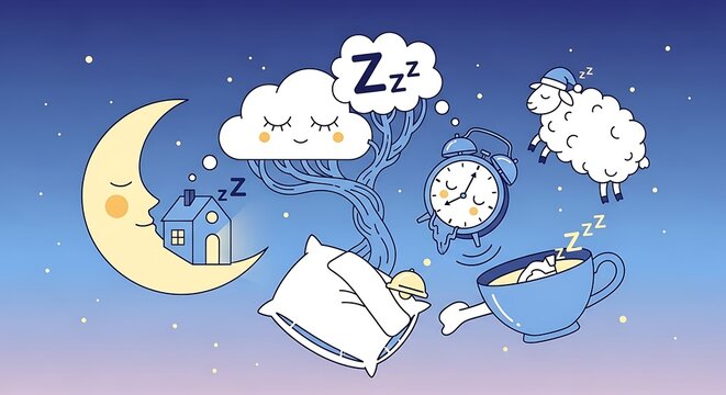 Sleepy Night Dreamscape.