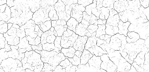 Obraz premium grunge wall vintage texture, black grunge texture of the old wall, Monochrome Cracked Earth Texture Background, Cracked Dry Earth Texture Background