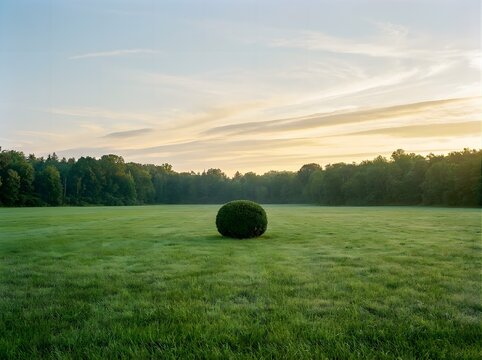 golf ball on the grass