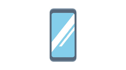 Smartphone with blue scre © Fitrotul