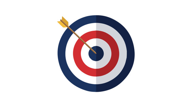 Archery target with conce