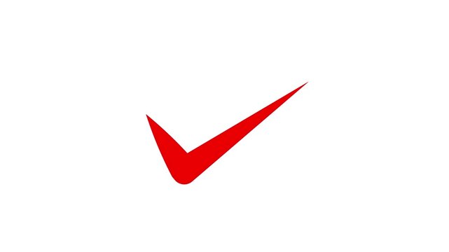 Check mark symbol. approved tick mark icon, Check mark icon animation , right mark icon. check box, tick box, green checkmark.