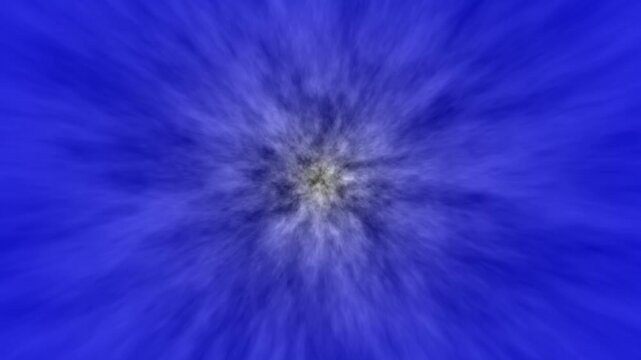 Blue Cosmic Tunnel Hyperlapse Zoom Motion Effect