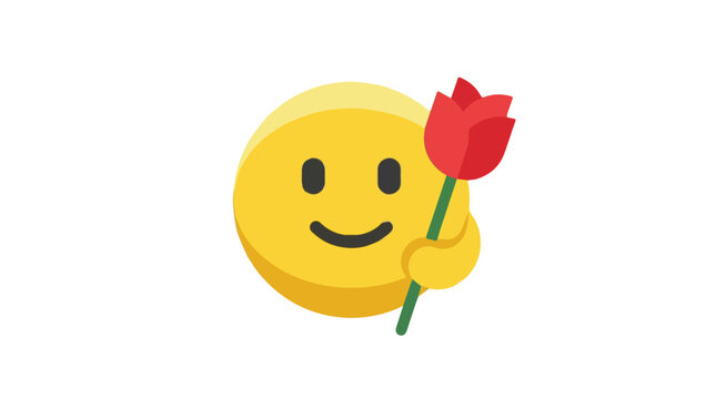 smiling yellow face holdi