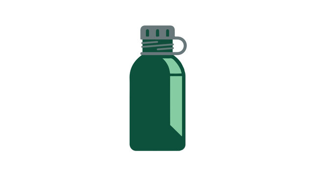 Green reusable water bott