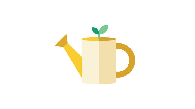 Cute coffee mug with gree