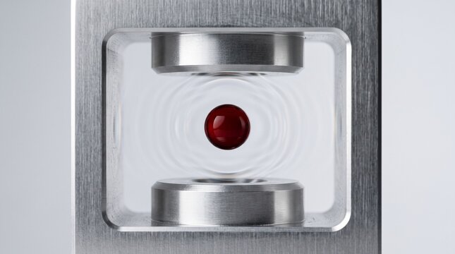 Macro Acoustic Tweezers Blood Drop Levitation Precision Diagnostic Detail