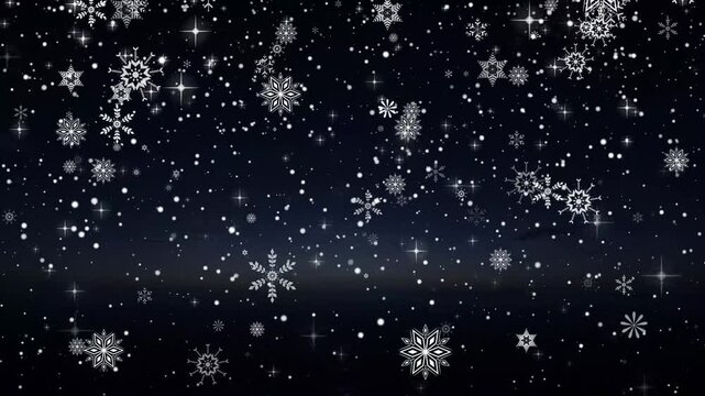 White winter snow overlay layer snowflakes bokeh and snowfall for Christmas and holiday design falling snow, beautiful and delicate snowy backdrop, 4k