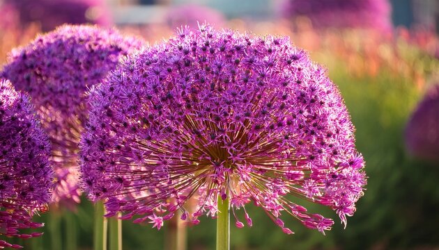 A Bright Spring Day For These Giant Alliums