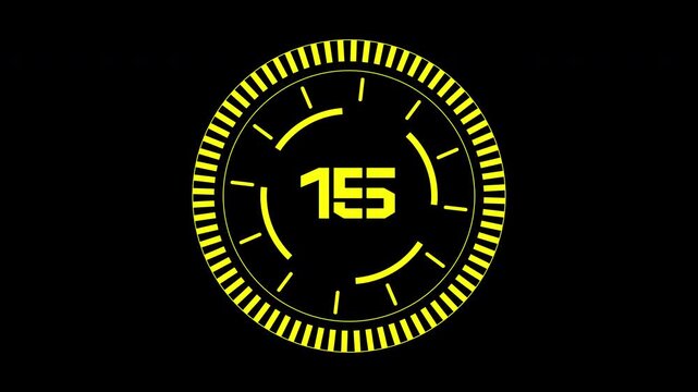 20 second countdown number displayed in a futuristic circular gauge, ideal for tech or datarelated designs needing a modern touch.