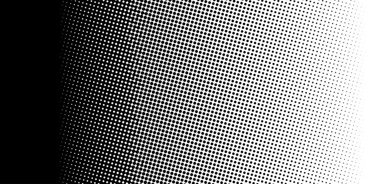 abstract creative black halftone dot pattern texture.