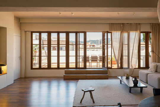 Cozy and modern living room 