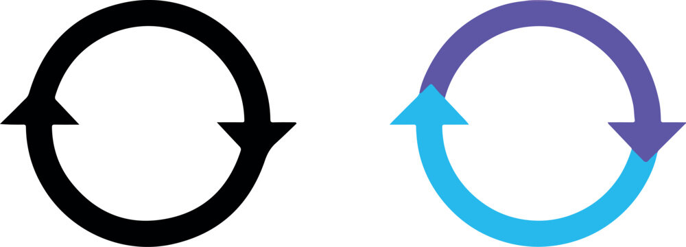 refresh icon set