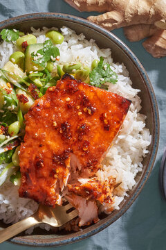Ginger Salmon Bowl