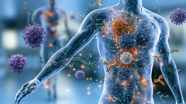 Dengue fever infectious disease concept, viral mosquito-borne illness, medical symptoms, fever and body pain, tropical virus infection, public health risk and epidemic prevention illustration