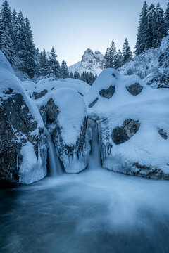 Switzerland in deep winter: raw cold, ice, and flow
