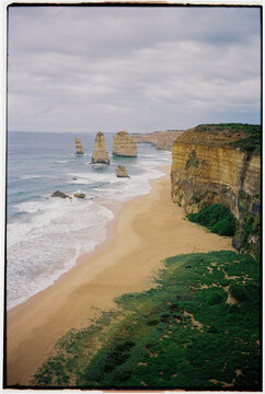 Great Ocean Road view shot on film 