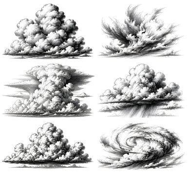 Awan vector ilustrasi 