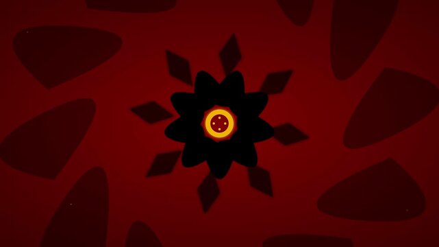 Sunset Gradient Indian Festival Mandala Motion Graphic Background