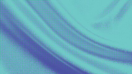 Fototapeta premium Abstract blue and cyan halftone wave texture background for vector illustration backdrop art.