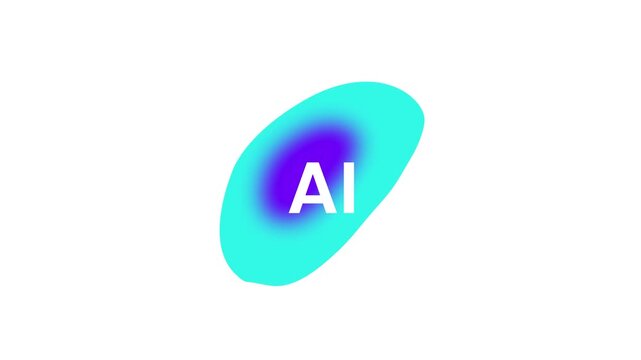 Artificial Intelligence Loading Animation Loop