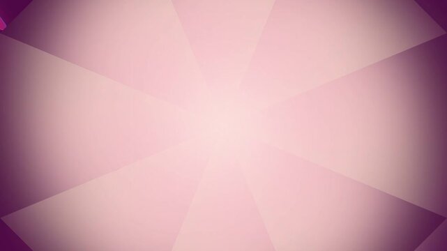 Abstract Geometric Pattern with Rotating Starburst Effect and Soft Pink Gradient Background