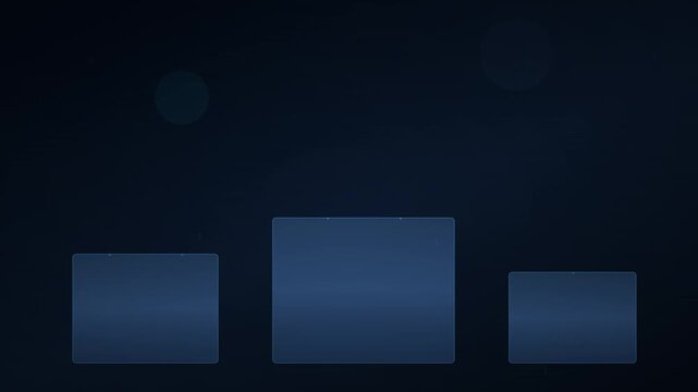 tech gradient blue rain on brushed metal tins