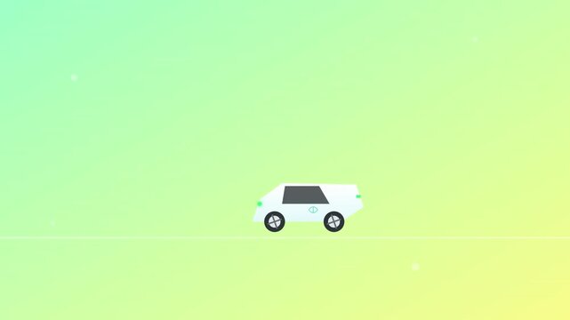 Sustainable Transportation Electric Car Eco Loop
